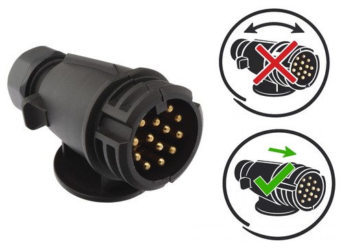 Spina rimorchio pin - 13, 12v