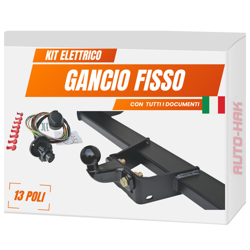 Gancio traino fisso per - traino,
