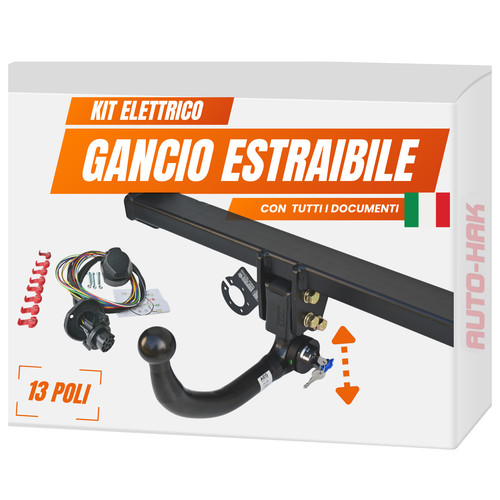 Gancio traino estraibile - gancio,